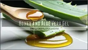 honey and aloe vera gel