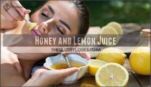 honey and lemon juice
