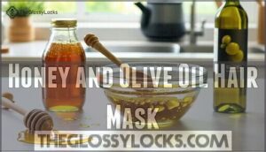 honey and olive oil hair mask