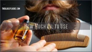 how much oil to use