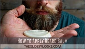 how to apply beard balm