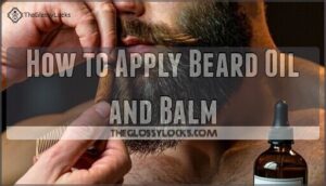 how to apply beard oil and balm