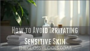how to avoid irritating sensitive skin