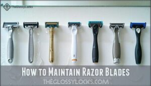 how to maintain razor blades