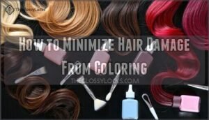 how to minimize hair damage from coloring