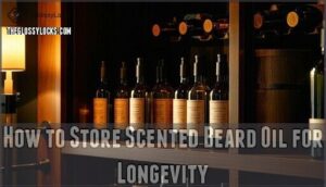 how to store scented beard oil for longevity