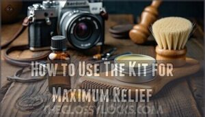 how to use the kit for maximum relief