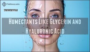 humectants like glycerin and hyaluronic acid