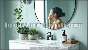 hydrates without causing breakouts