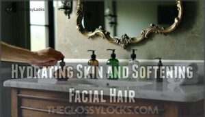 hydrating skin and softening facial hair