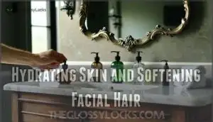 hydrating skin and softening facial hair