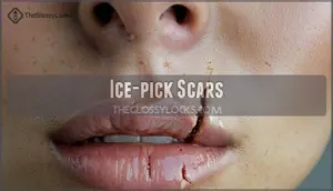 ice-pick scars ice-pick scars