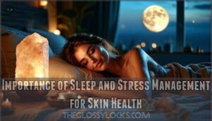 importance of sleep and stress management for skin health