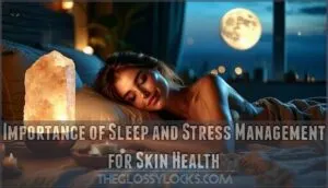 importance of sleep and stress management for skin health