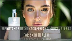 importance of sunscreen and moisturizers for skin health