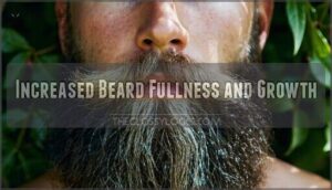 increased beard fullness and growth