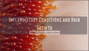 inflammatory conditions and hair growth