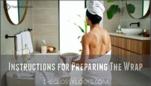 instructions for preparing the wrap