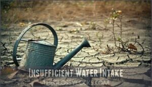 insufficient water intake
