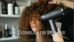 ionic technology for drier hair