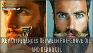key differences between pre-shave oil and beard oil