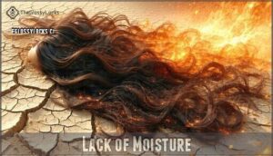lack of moisture
