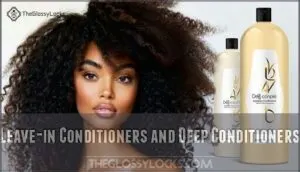 leave-in conditioners and deep conditioners