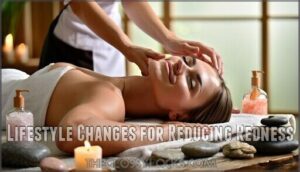 lifestyle changes for reducing redness