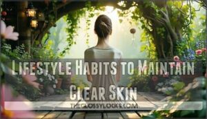 lifestyle habits to maintain clear skin