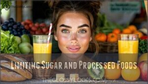 limiting sugar and processed foods