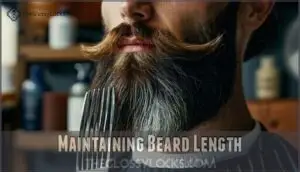 maintaining beard length