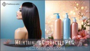 maintaining corrected hair