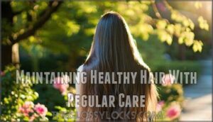 maintaining healthy hair with regular care
