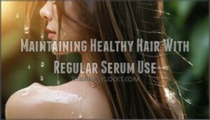 maintaining healthy hair with regular serum use