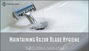 maintaining razor blade hygiene
