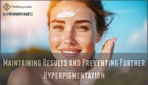 maintaining results and preventing further hyperpigmentation
