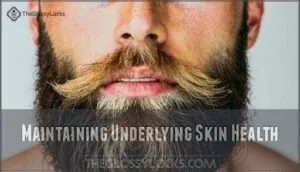 maintaining underlying skin health