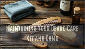 maintaining your beard care kit and comb