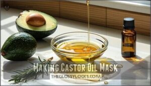 making castor oil mask