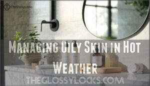managing oily skin in hot weather
