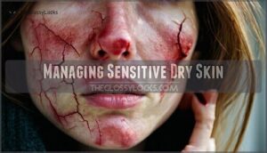 managing sensitive dry skin