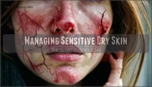 managing sensitive dry skin