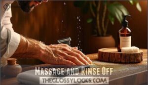 massage and rinse off