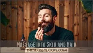 massage into skin and hair
