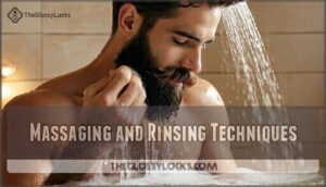 massaging and rinsing techniques