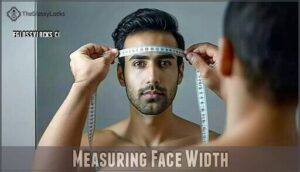 measuring face width