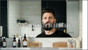 medium length beard care