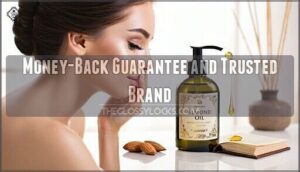 money-back guarantee and trusted brand