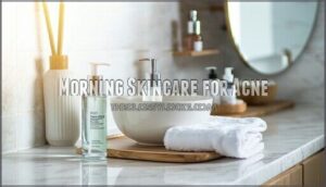 morning skincare for acne