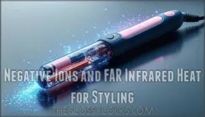 negative ions and far infrared heat for styling